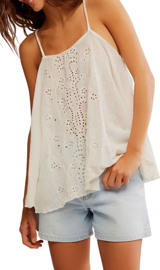 Last Dance Eyelet Knit Tank