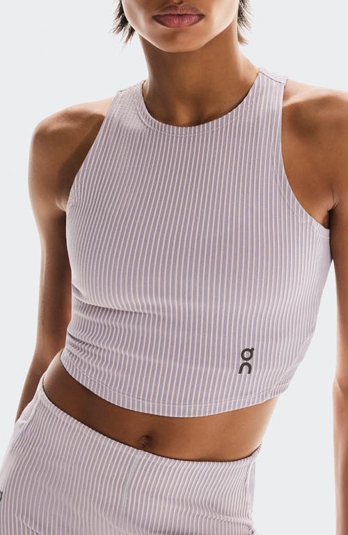 On All-day Rib Racerback Tank In Purple