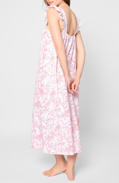 PETITE PLUME PETITE PLUME CLARA TOILE PIMA COTTON JERSEY NIGHTGOWN 