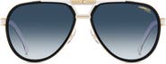 Carrera Eyewear 61mm Gradient Pilot Sunglasses