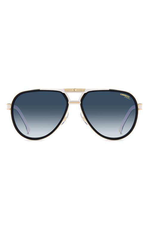 Carrera Eyewear 61mm Gradient Pilot Sunglasses