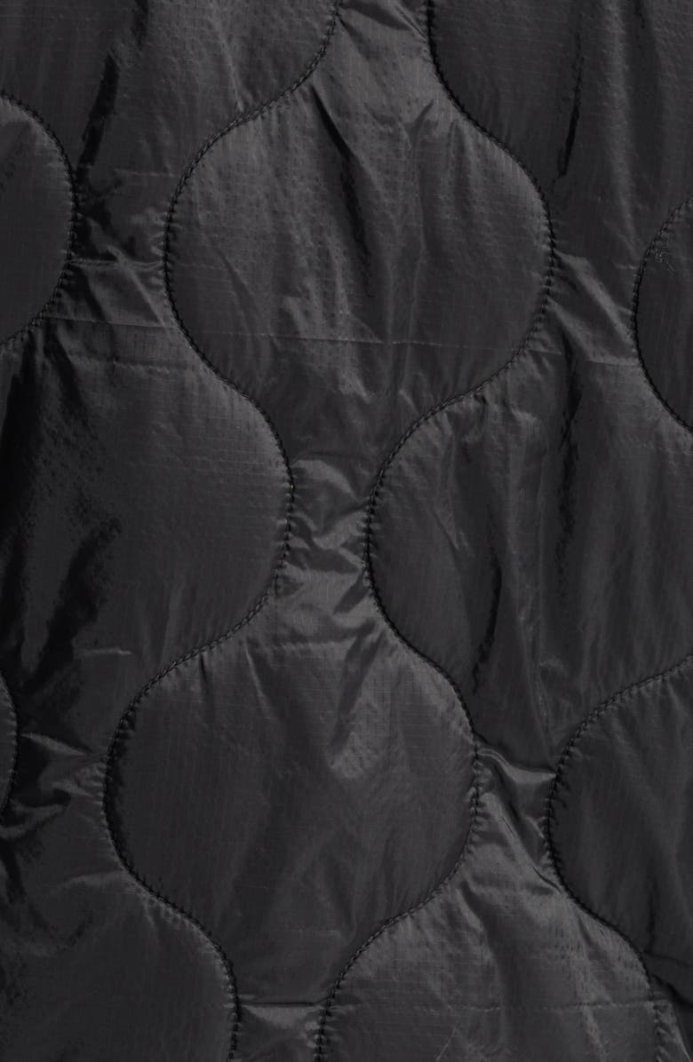 Alpha Industries Quilted Mixed Media Ripstop Utility Jacket, Alternate, color, 