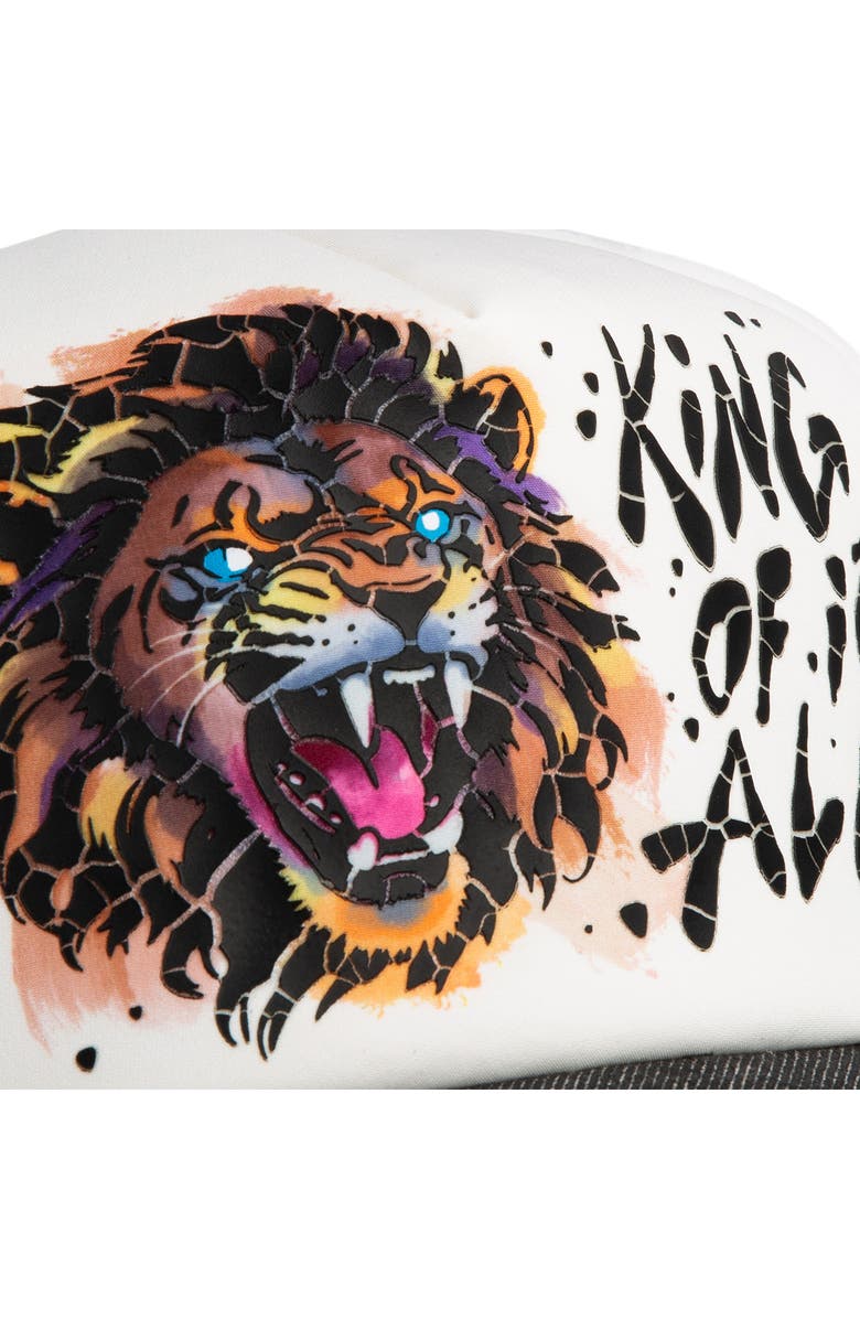 Goorin Bros. King Disruption Trucker Hat, Alternate, color, Oil