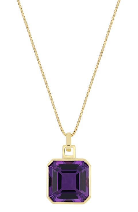 Amethyst Pendant Necklace (Online Trunk Show)