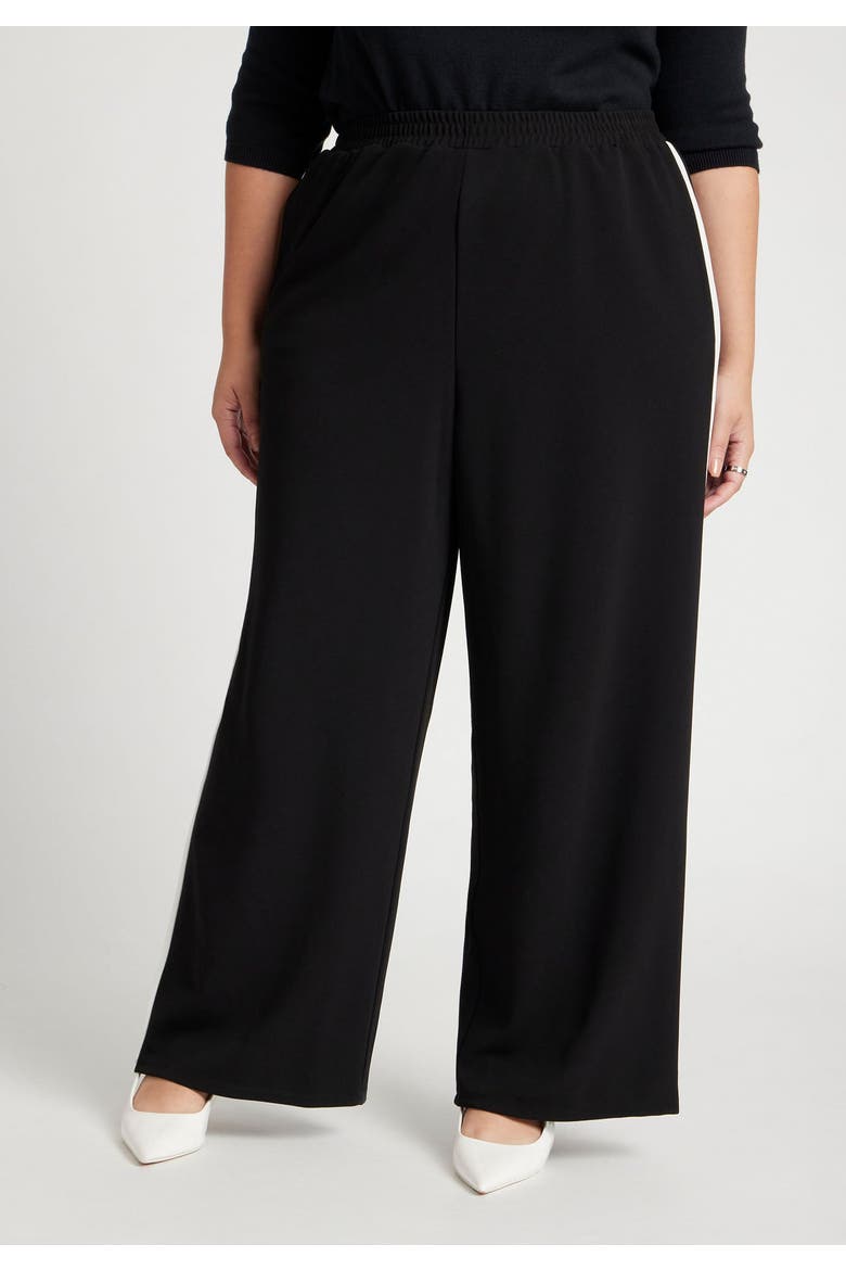 Track Pant With Side Stripe, Alternate, color, BLACK