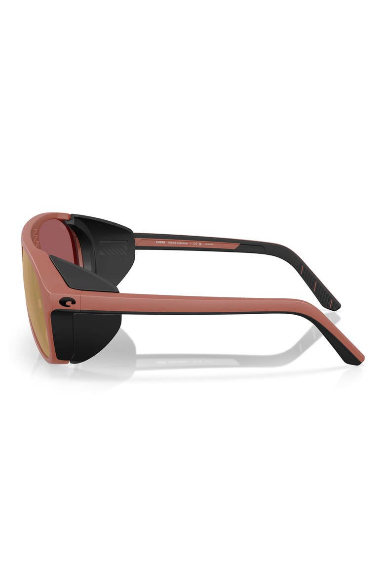 59mm Polarized Pilot Sunglasses, Alternate, color, MATTE TERRA COTTA / GOLD MIRROR 580G