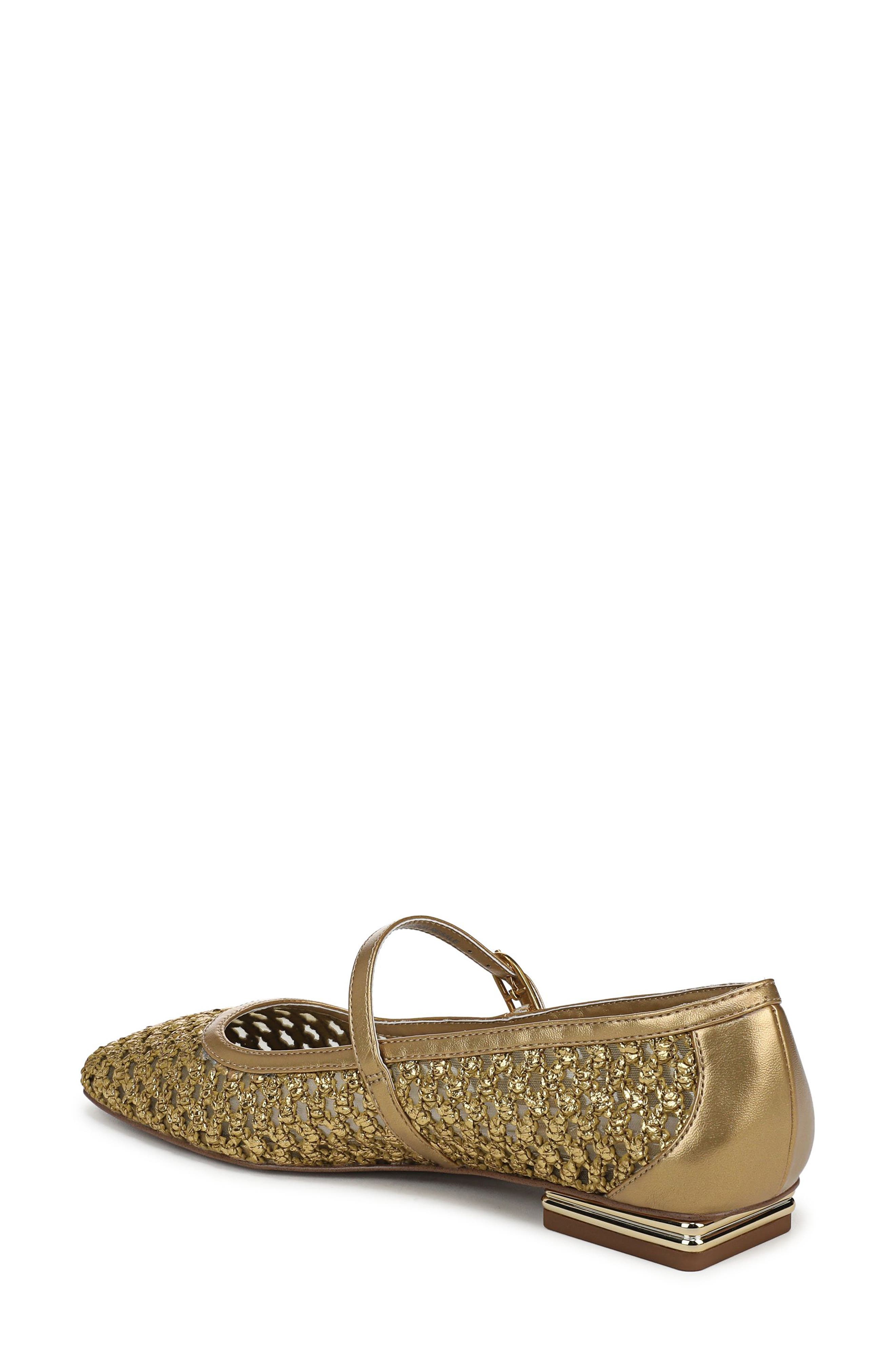 Tinsley Mary Jane Flat, Alternate, color, GOLD