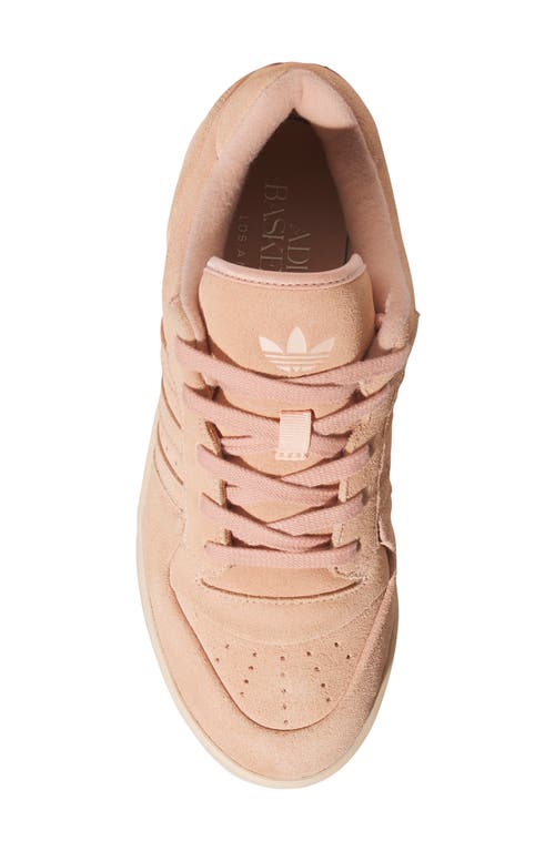 Adidas Originals Adidas Rivalry Low Sneaker In Coral/coral/cream White