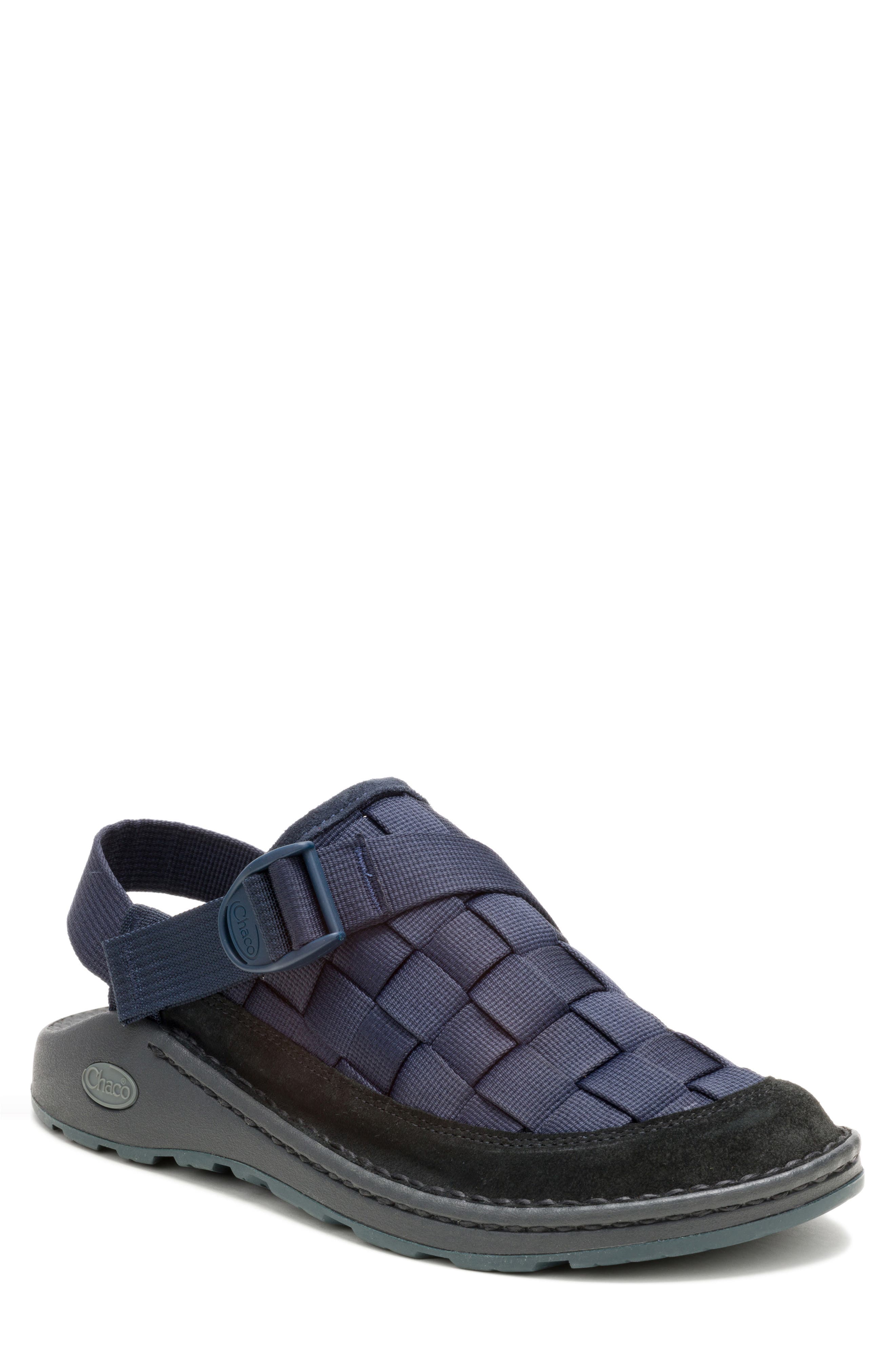 Canyon Woven Clog, Main, color, NAVY ALLOY