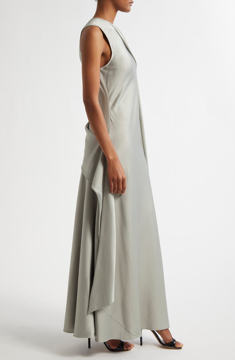 Reiss Atelier Quincy Tie Sleeveless Gown, Alternate, color, Green