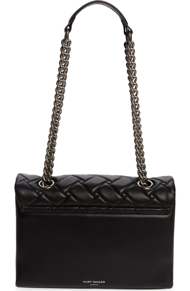 Kurt Geiger London Kensington Quilted Leather Shoulder Bag, Alternate, color,