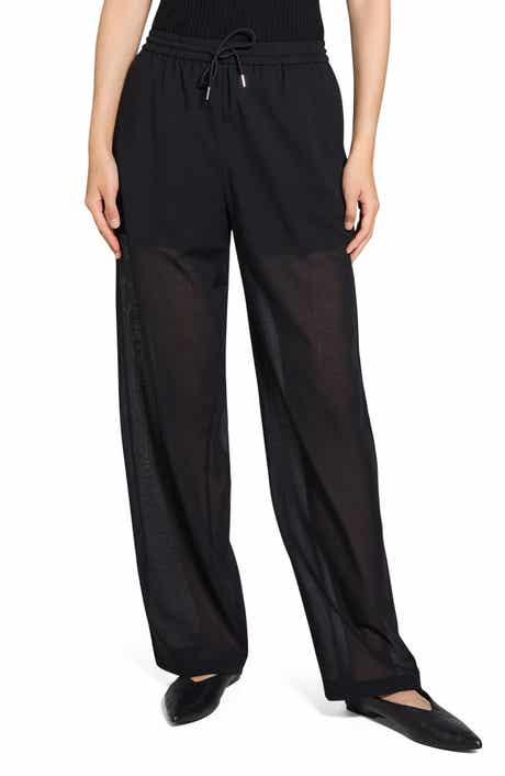 Theory Wool Blend Drawstring Pants