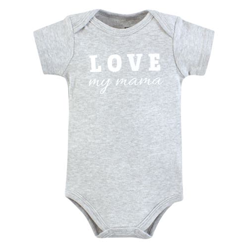 Hudson Baby Five-piece Set Of Cotton Infant All-in-one Bodysuits In Green