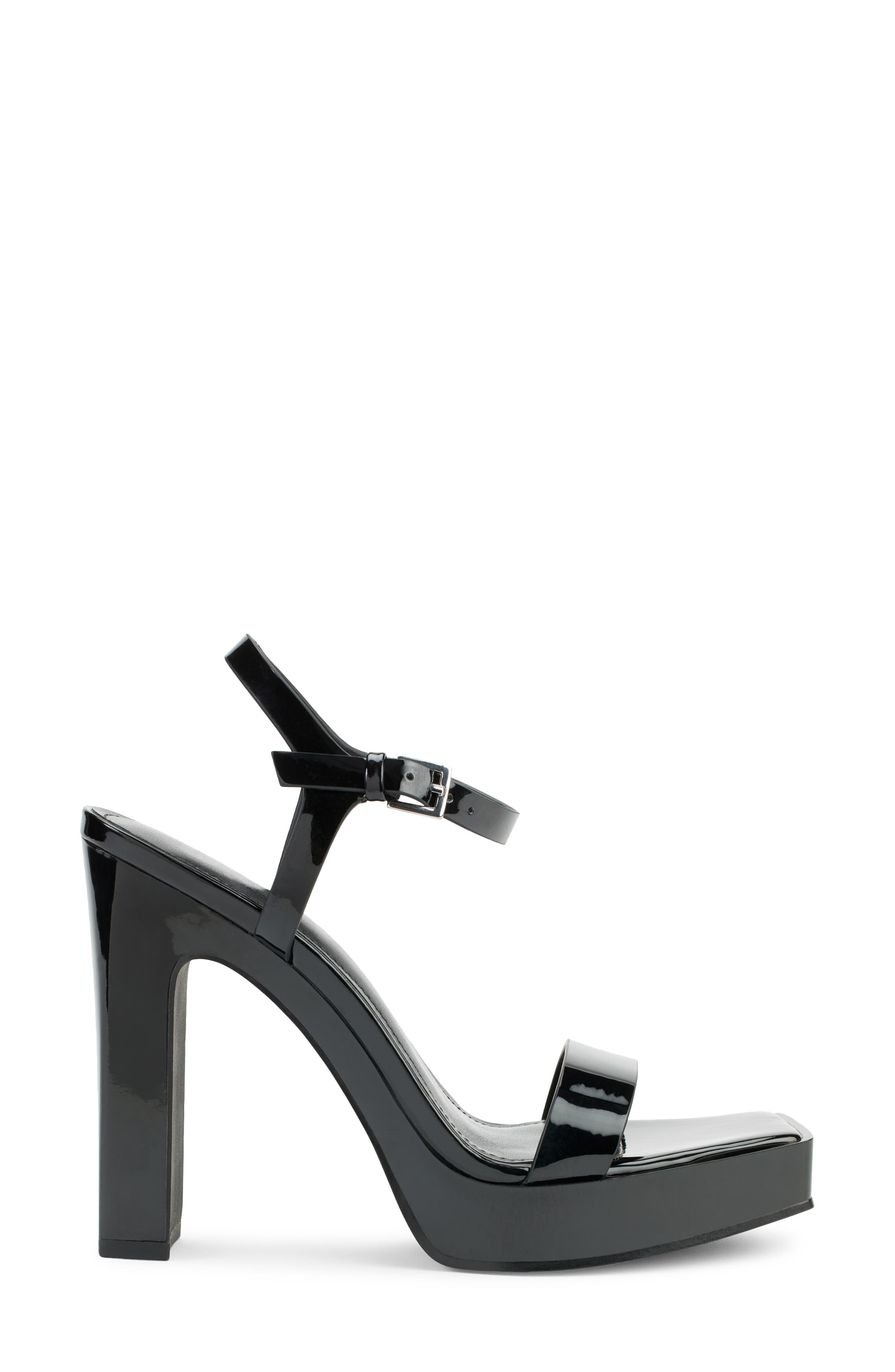 Maiden Ankle Strap Platform Sandal, Alternate, color, BLACK