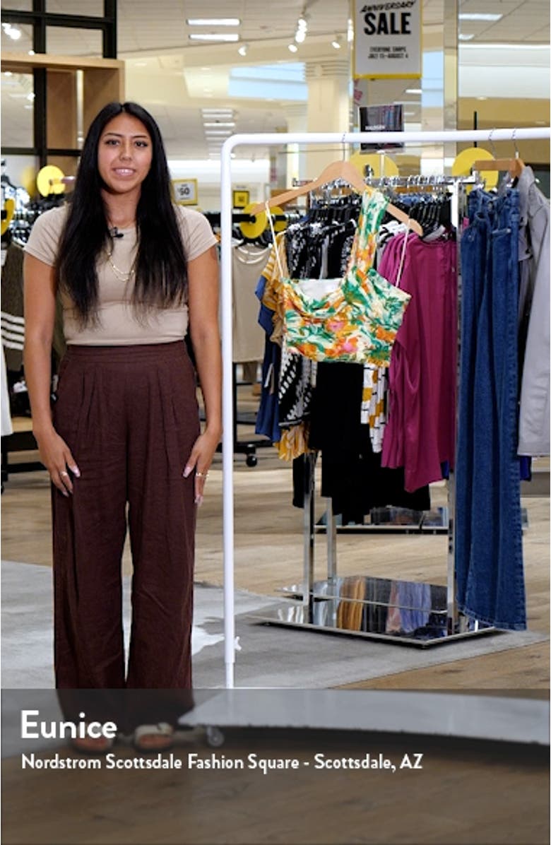 Daya Floral Print Asymmetric Top, sales video thumbnail