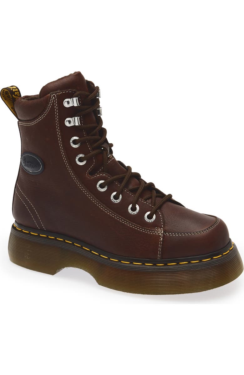 Dr. Martens Buzz 8i Platform Boot, Main, color, Dark Brown
