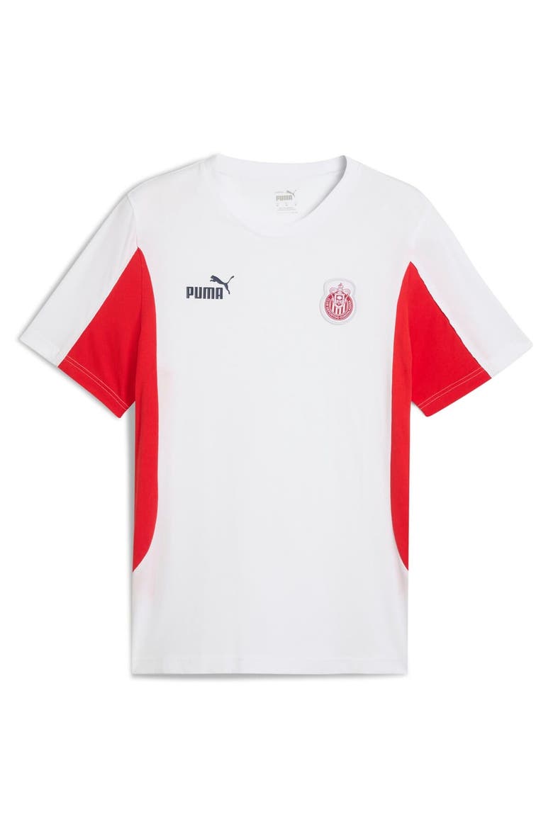 Men's Puma White Chivas FtblArchive T-Shirt, Alternate, color, White