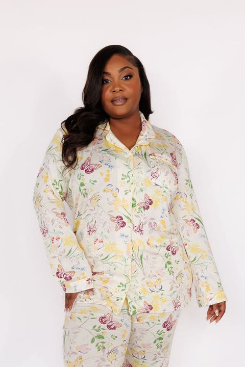 Long Sleeve & Cropped Pant Pajama Set