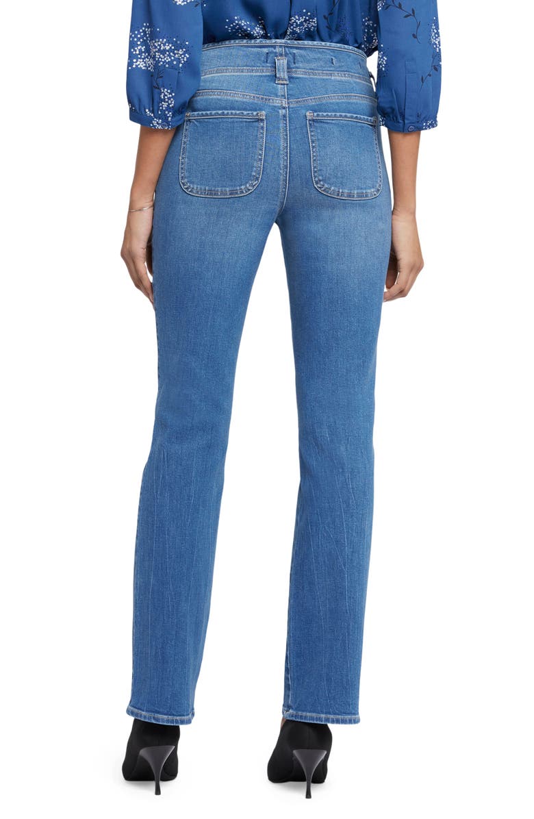 NYDJ Marilyn Hollywood High Waist Straight Leg Jeans, Alternate, color, Fairmont