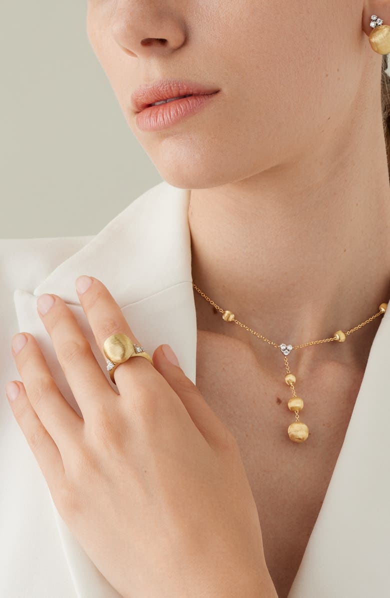 Marco Bicego 18k Gold & Diamond Ring, Alternate, color, 18K Yellow Gold