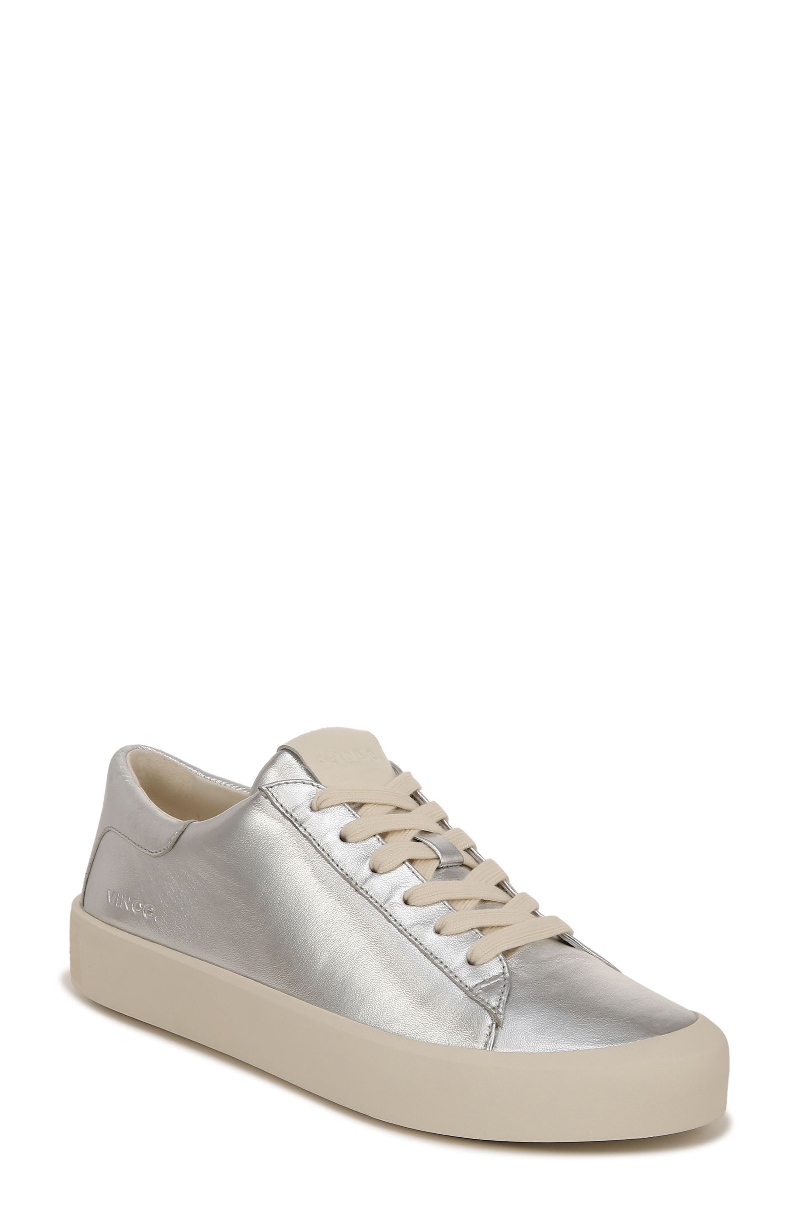 Gabi Dipped Platform Sneaker, Main, color, SILVER