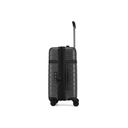 Bugatti Hamburg Hardside Carry-on Luggage With Expansion In Charcoal
