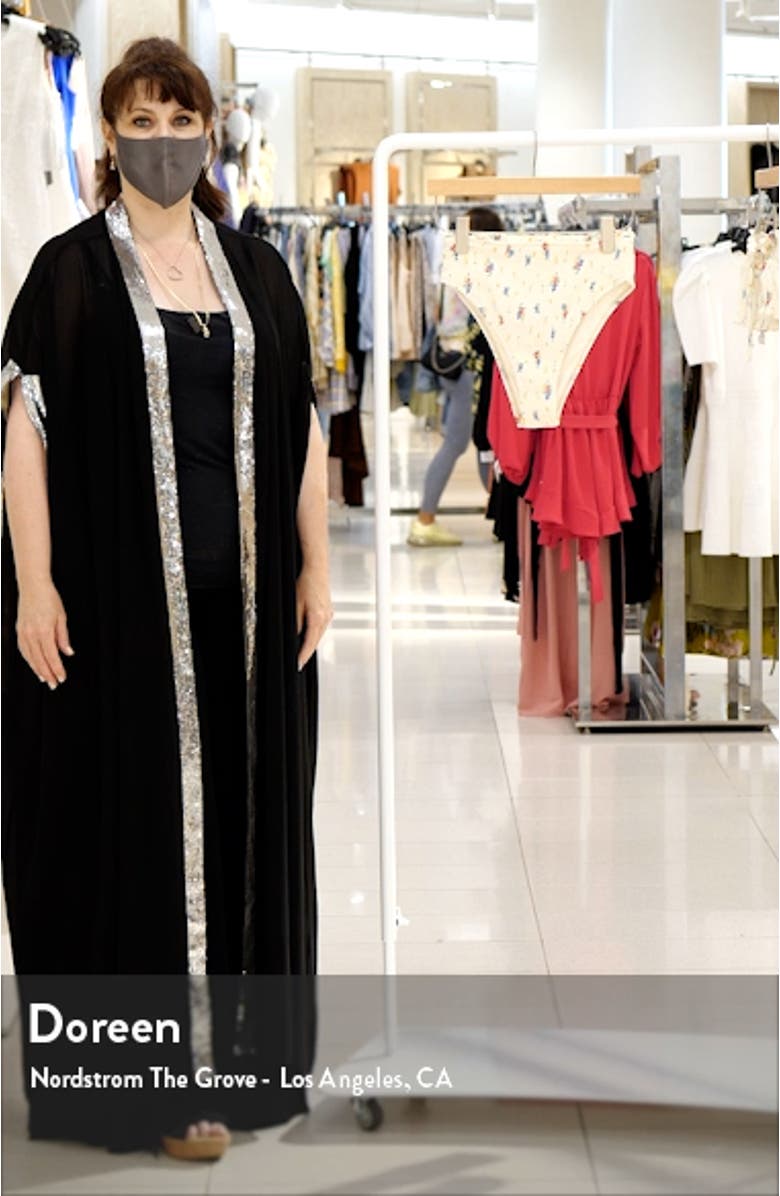 x Wrangler Meadowlands Smocked High Waist Swim Bottoms, sales video thumbnail