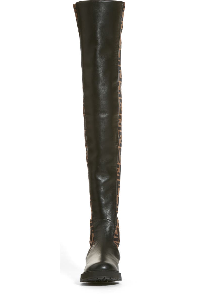 Fendi Rockoko Over the Knee Boot, Alternate, color,
