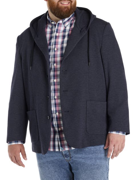 Big & Tall Hooded Sport Coat