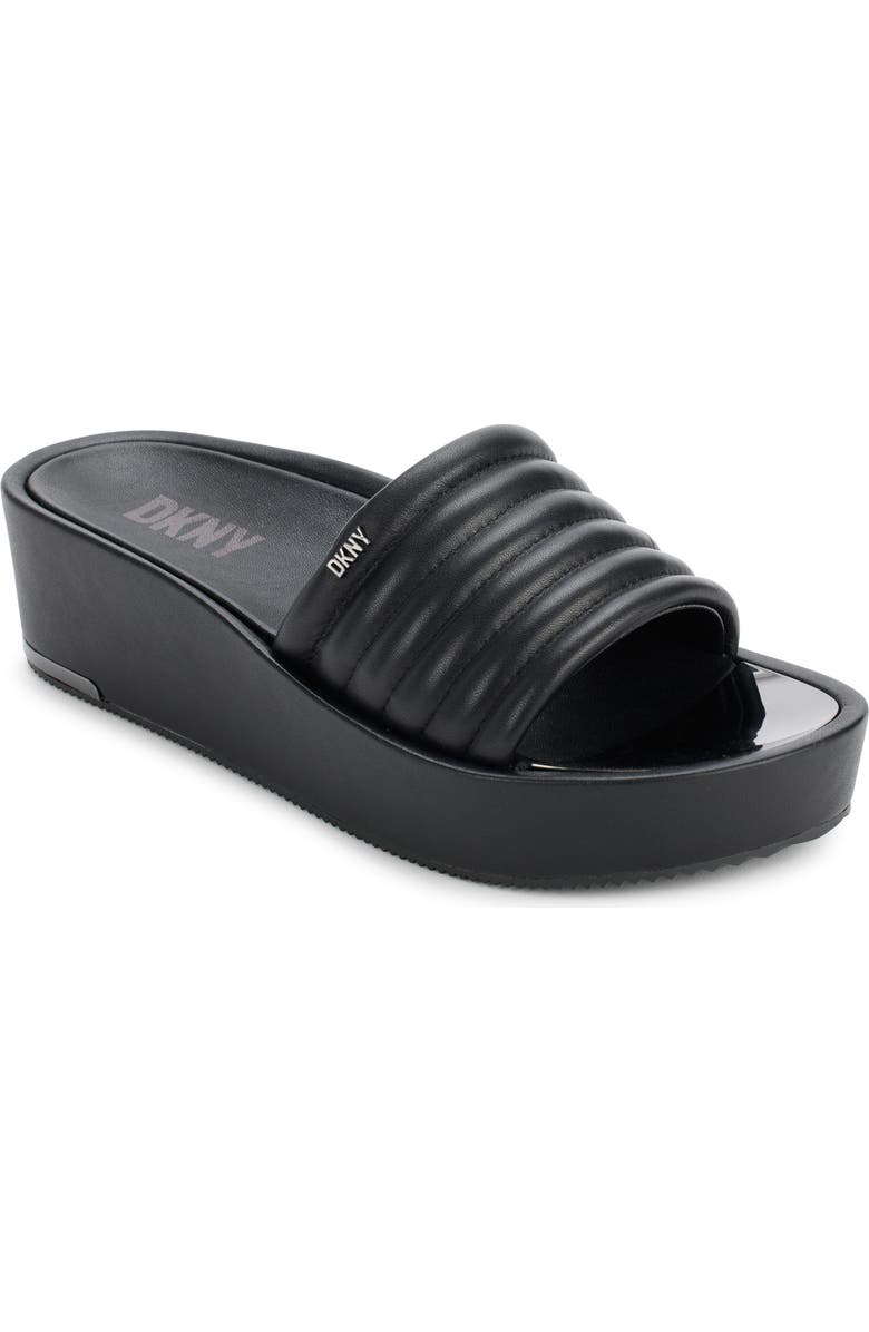 DKNY Jasna Platform Slide Sandal, Main, color,