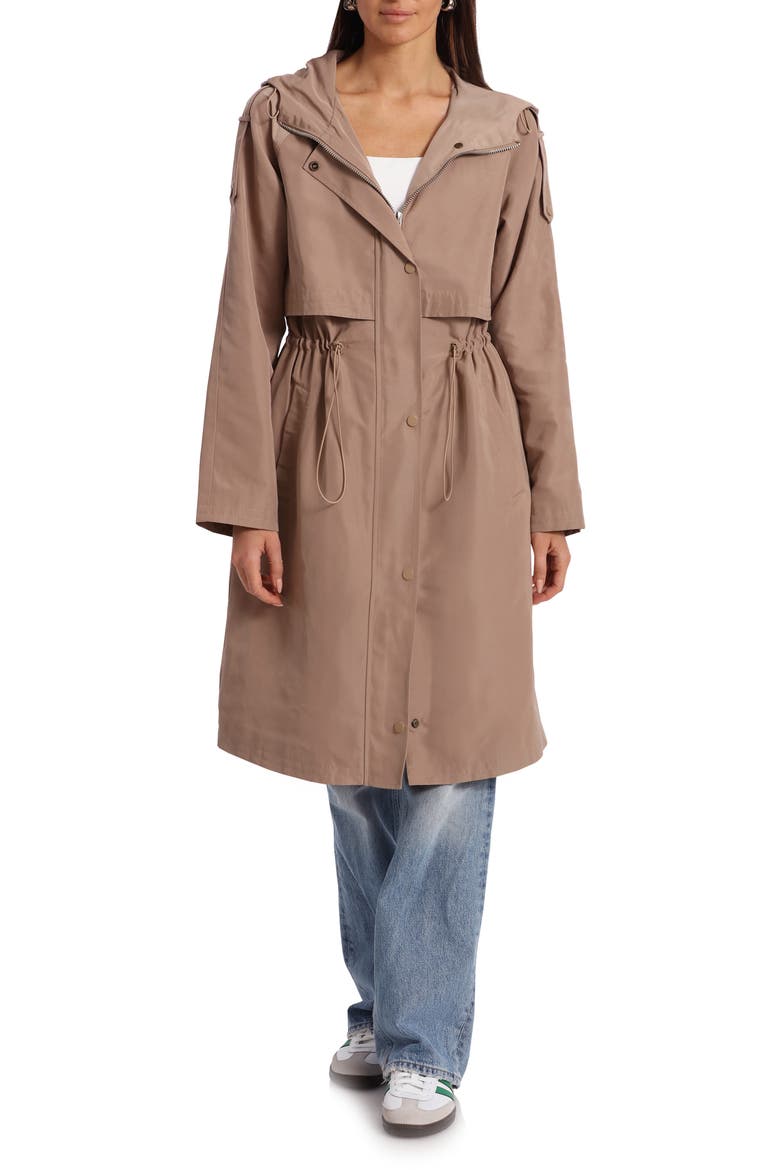 Oversize Water Resistant Trench Coat, Alternate, color, KHAKI