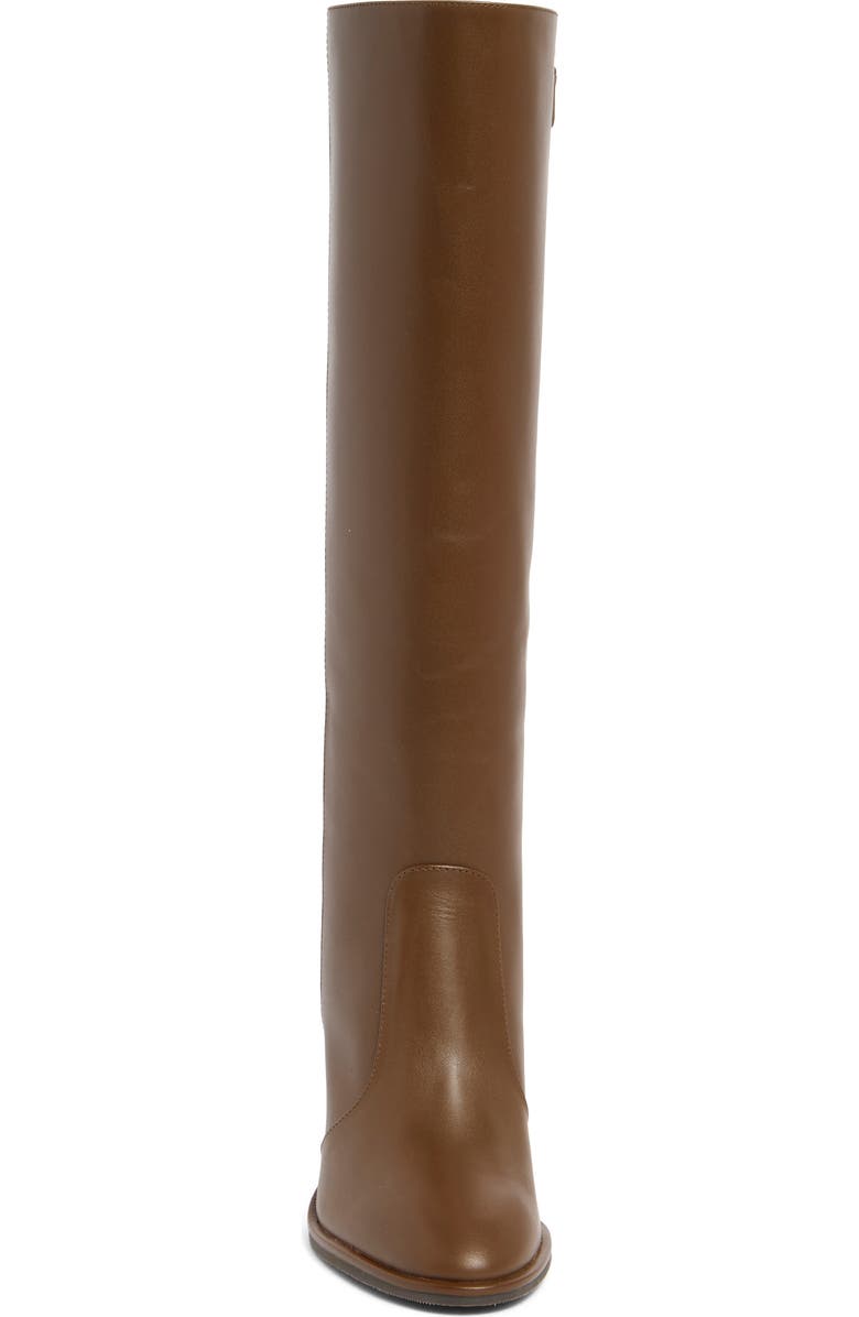 Stuart Weitzman Ryland Tall Leather Boot, Alternate, color, Espresso/ Dark Brown