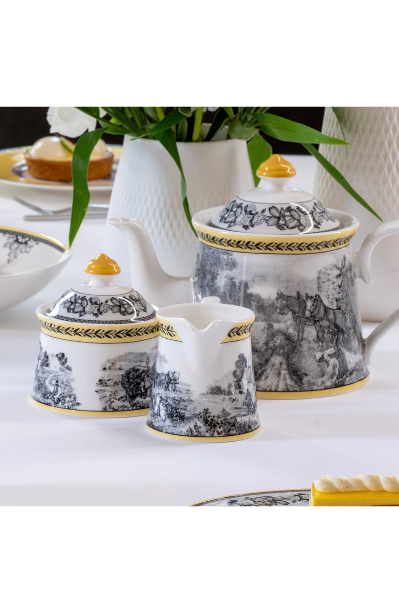 Villeroy & Boch Audun Ferme Teapot, Alternate, color, White