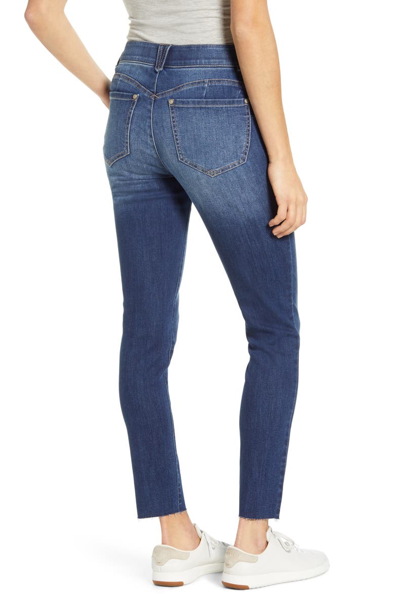 Wit & Wisdom Ab-Solution Raw Hem Skinny Jeans, Alternate, color,