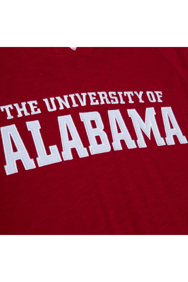 Men's Mitchell & Ness Crimson Alabama Crimson Tide Legendary Raglan Pullover Hoodie, Alternate, color, Crimson