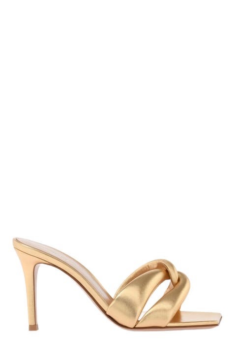 Women's Gianvito Rossi Metallic Heels | Nordstrom