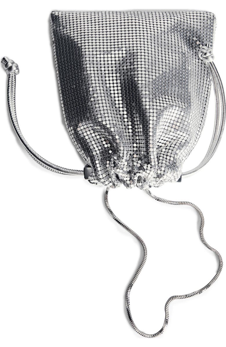 MANGO Chain Mail Handbag, Alternate, color,