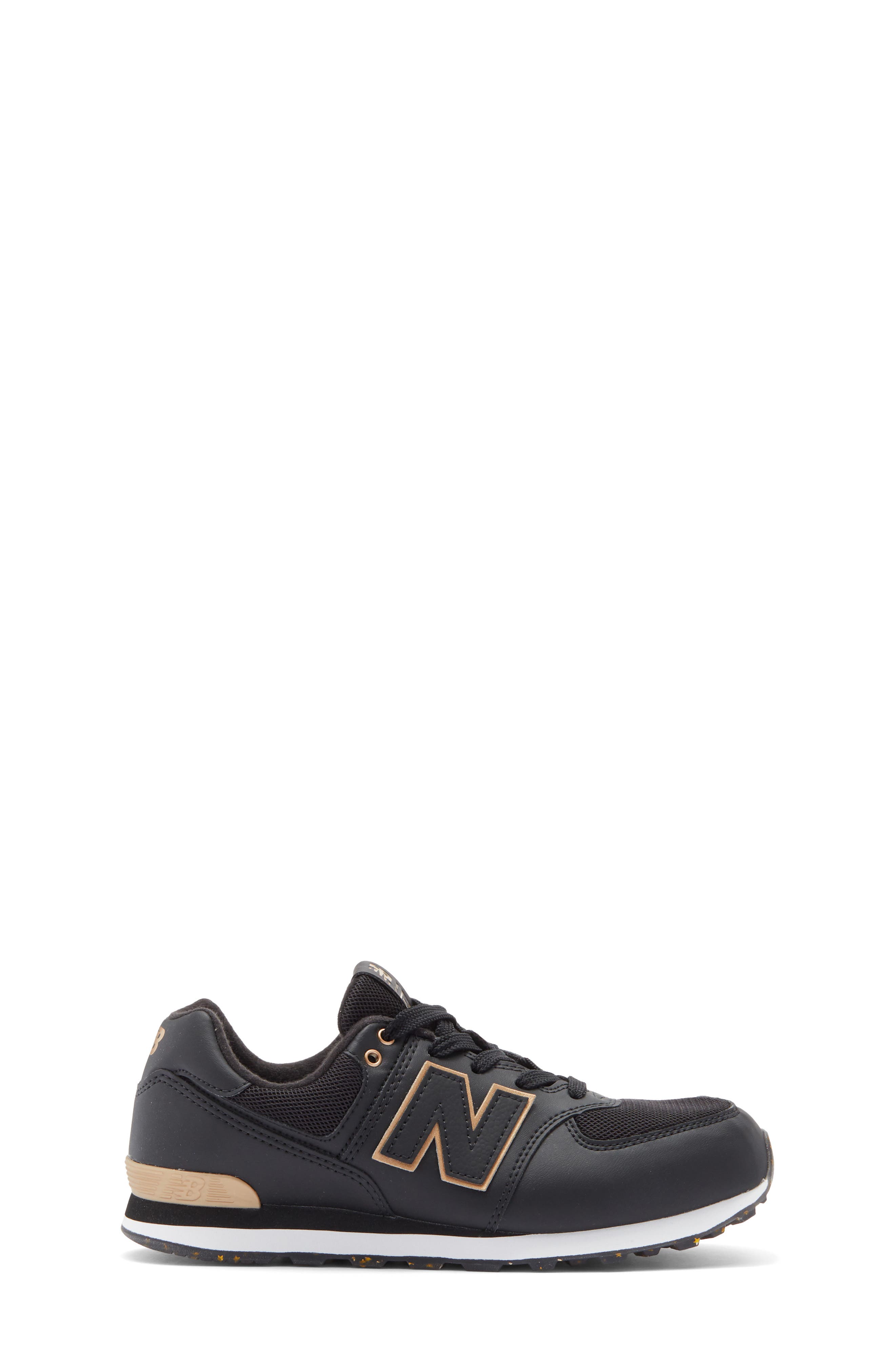 New Balance Kids' 574 Sneaker, Alternate, color, Black