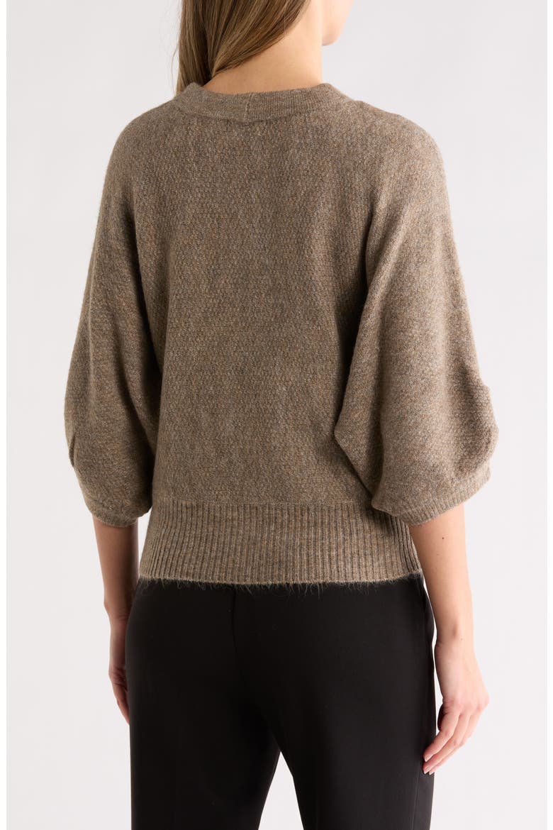 Seed Stitch Dolman Sweater, Alternate, color, HEATHER MOONROCK