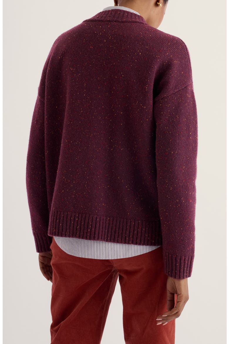 Harbour Sands Cardigan, Alternate, color, DARK HELLEBORE