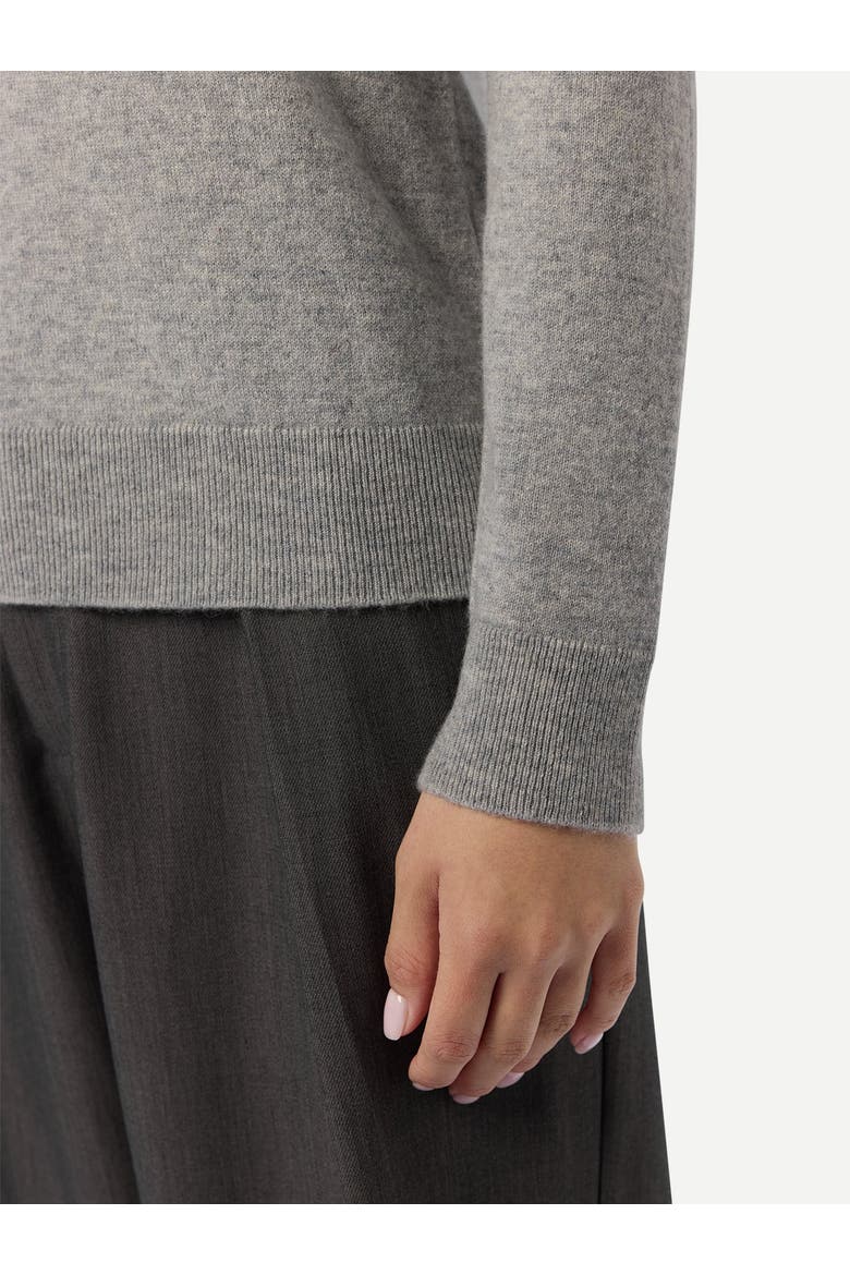 Timeless Cashmere Crewneck Sweater, Alternate, color, high rise