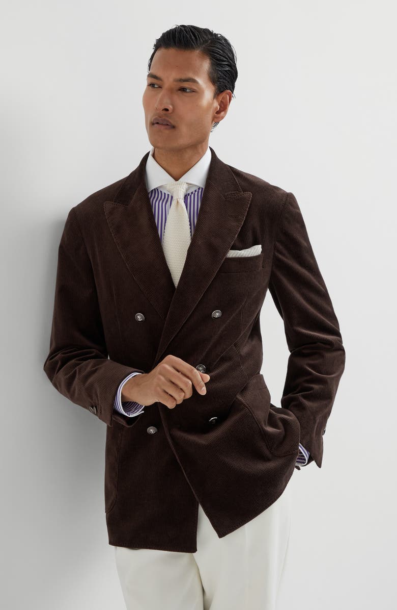 Brunello Cucinelli Shirt with white collar, Alternate, color, Purple