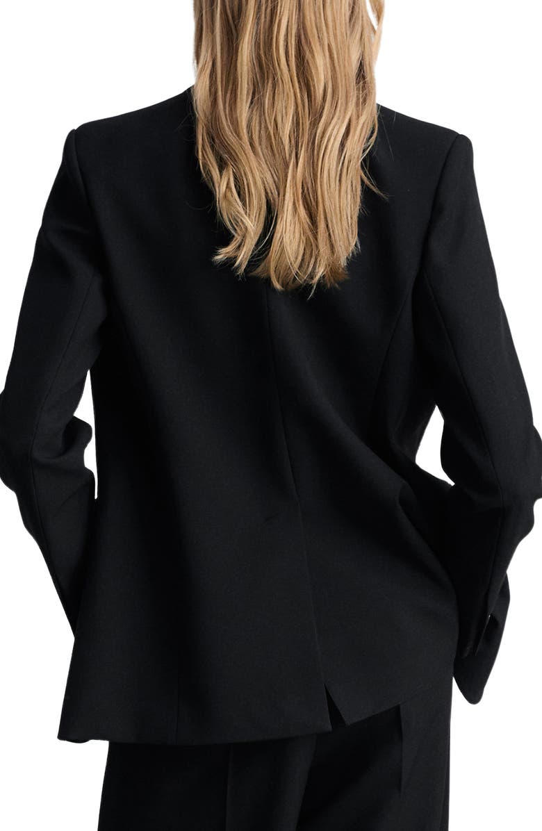 MANGO Straight Fit Blazer with Flap Pockets, Alternate, color, 