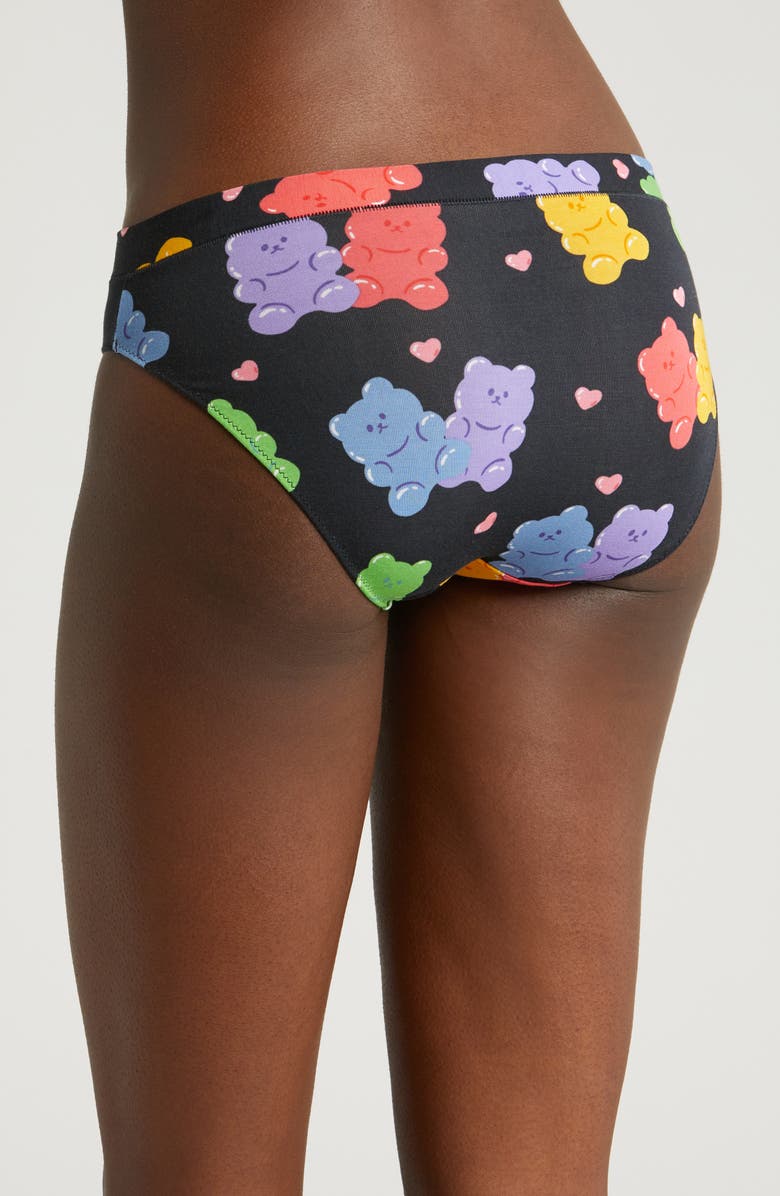 MeUndies FeelFree Bikini, Alternate, color, Yummy Gummies