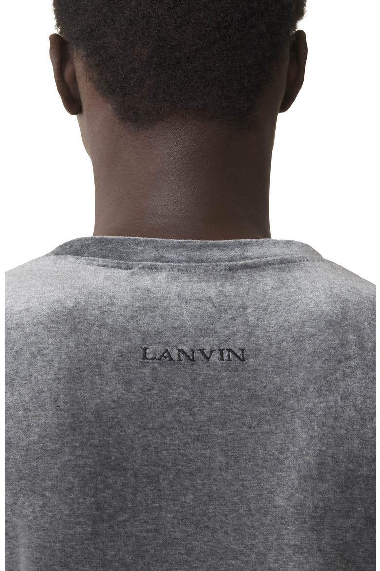 Velvet T-Shirt, Alternate, color, Dark Grey