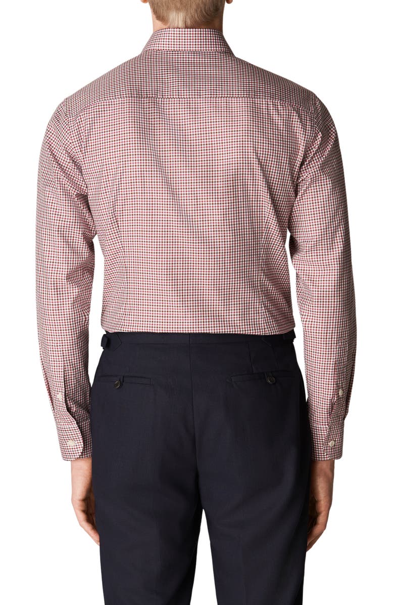 Eton Contemporary Fit Check Stretch Shirt, Alternate, color,