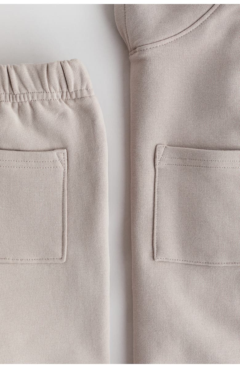 H&M 2-piece Sweatshirt Set, Alternate, color, Light Beige