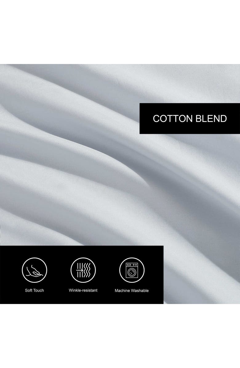 Vera Wang Egyptian Cotton Percale Sheet Set, Alternate, color, Light Blue
