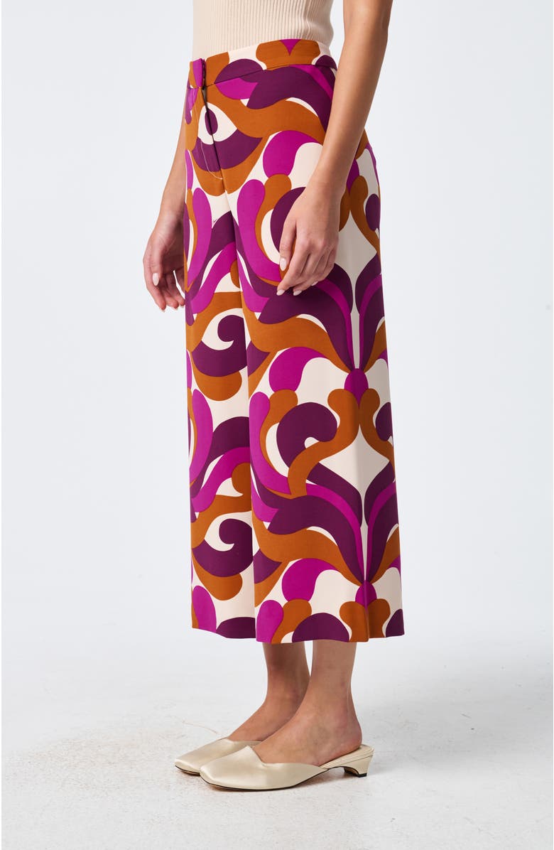 Trina Turk Short Weekend 2 Printed Cropped Pant, Alternate, color, Multi