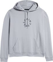 AllSaints Tierra Logo Cotton French Terry Graphic Hoodie